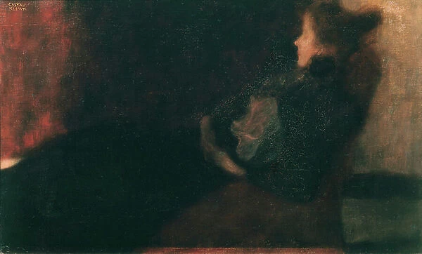 Lady at the Fireplace, 1897-98 (oil on canvas)