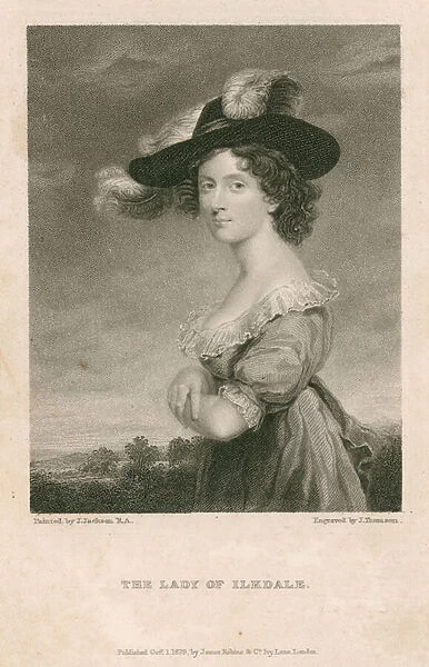 The Lady of Ilkdale (engraving)