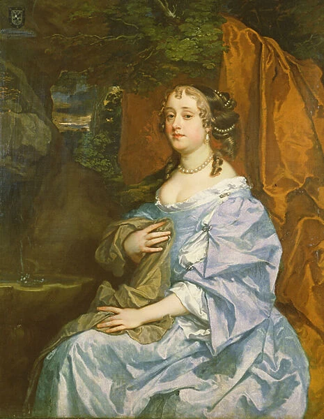 Lady Kiligrew Hesse in a blue dress