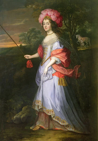 A Lady in Masquerade Costume, c. 1679