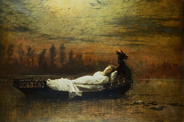 The Lady of Shalott, 1878 (oil on canvas)