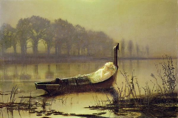 The Lady of Shalott, c. 1875 (oil on canvas)