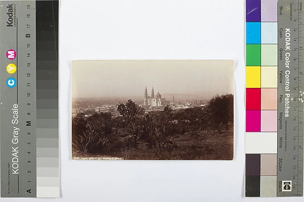 Lagos, general view showing cathedral, 1883-1884 (albumen print)