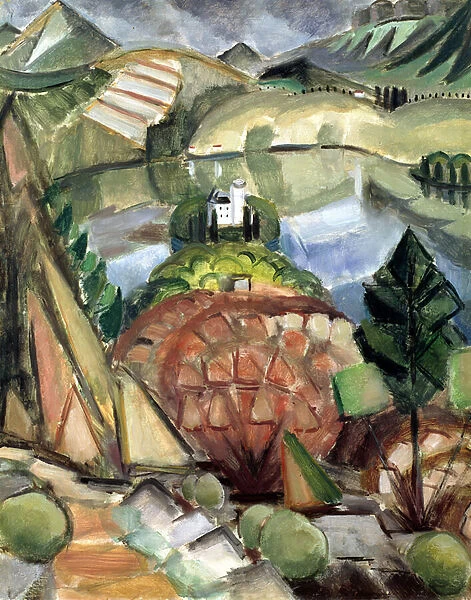 The Lake, 1911 (oil on canvas)