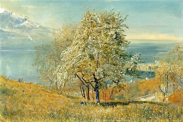 The Lake of Geneva, c. 1880-1882 (oil on canvas)
