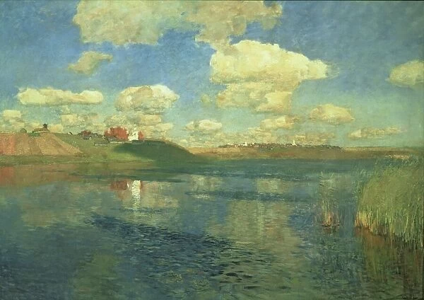 The Lake, or Russia, 1900 (oil on canvas)