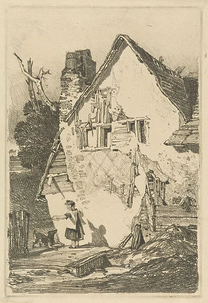 Lakenham, c. 1808 (soft-ground etching)