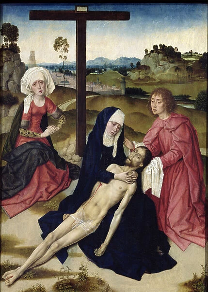 The Lamentation, c. 1455-60 (oil on panel)