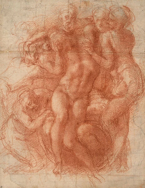 Lamentation, c. 1530 (red chalk)