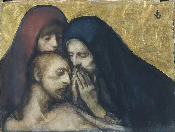 The Lamentation of Christ, 1901 (w / c on paper)