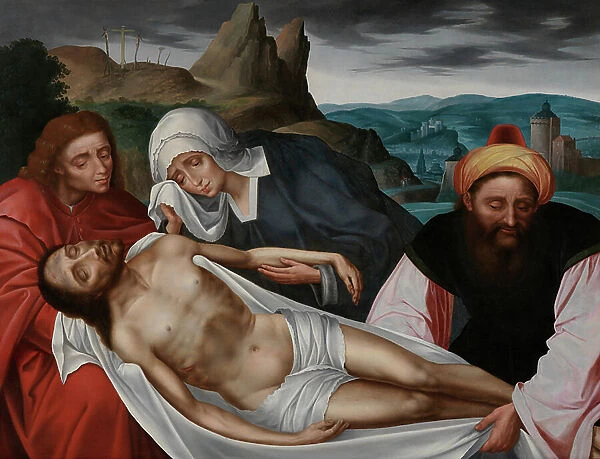 Lamentation of Christ (oil on panel)