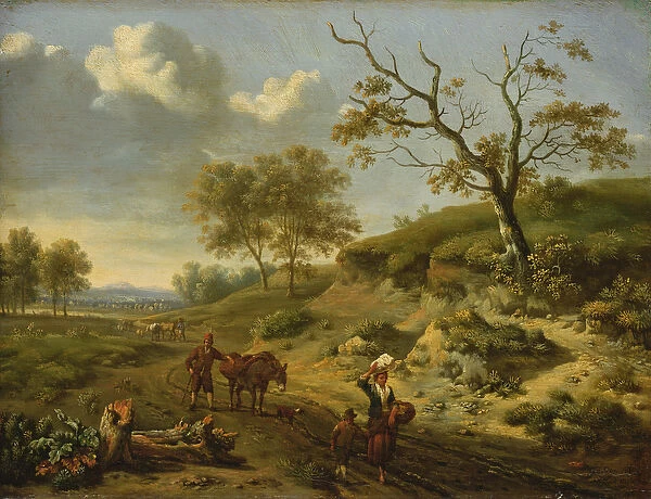 Landscape, 1659 (oil on panel)