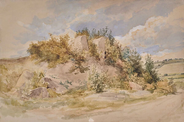 Landscape, 1810-65 (Watercolour)