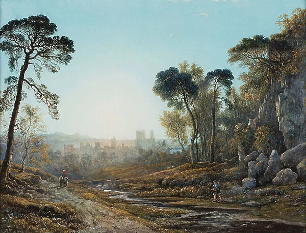 Landscape, 1841 (watercolour on paper)
