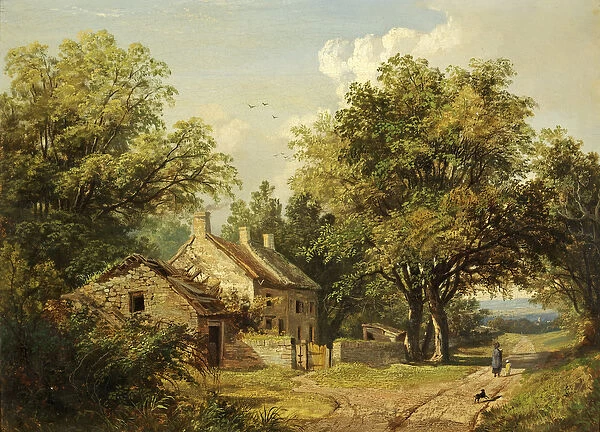 Landscape, 1852 (oil on canvas)