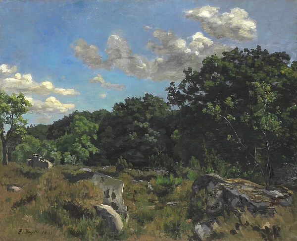 Landscape at Chailly, 1865 (oil on canvas)