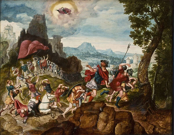 Landscape with the Conversion of Saul on the Road to Damascus, c. 1545 (oil on panel)