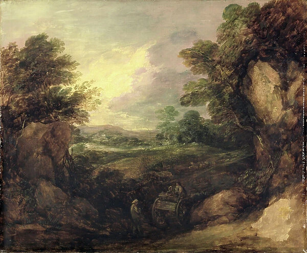 Landscape with Figures, c. 1786 (oil on canvas)