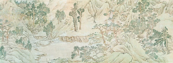 Landscape, Ming Dynasty (pen & ink wash on paper)