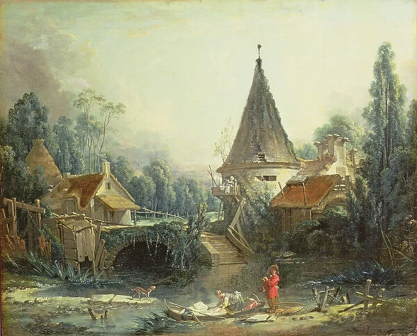 Landscape near Beauvais, early 1740s