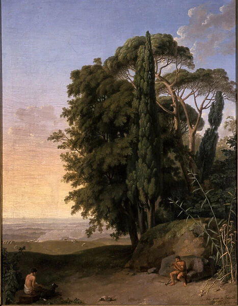 Landscape near Frascati, 1783 (oil on canvas)