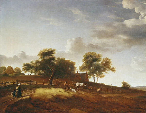 A Landscape (oil on canvas)