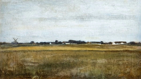 Landscape of Virum near Frederiksdal, summer, 1888 (oil on canvas)