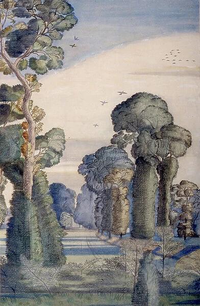 A Landscape at Wood Lane, 1913 (w / c on paper)
