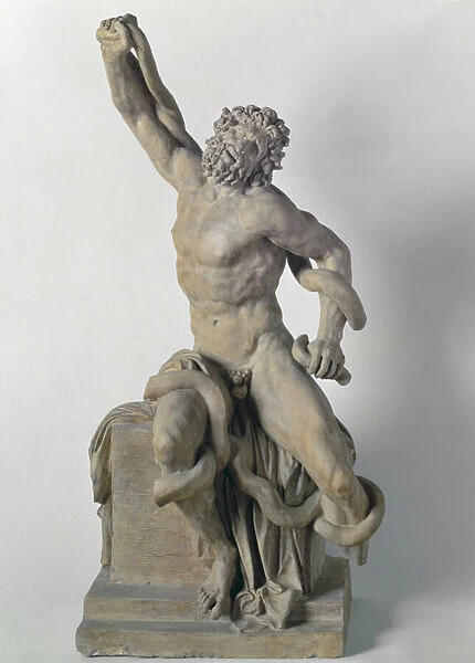 Laocoon group without the sons, 17th century (marble)