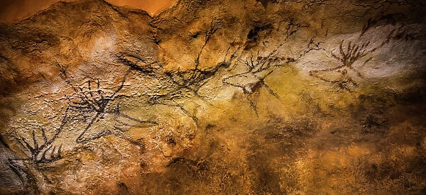 Lascaux cave painting, Bordeaux, France (photo)