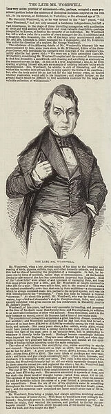 The Late Mr Wombwell (engraving)