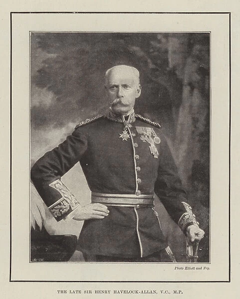 The late Sir Henry Havelock-Allan, VC, MP (b  /  w photo)