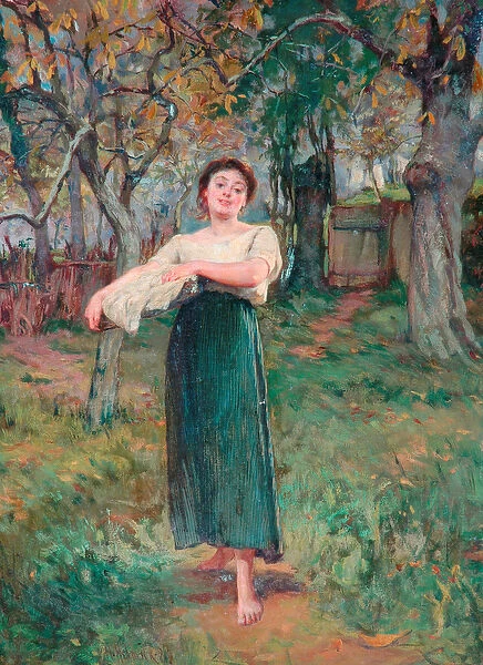 The Laundry Maid, 1883 (oil on canvas)