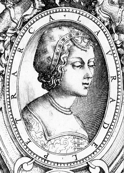 Laure de Noves, 16th century portrait. Milan, Spada collection