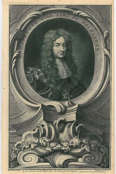 Laurence Hyde, Earl of Rochester, 1741 (engraving)