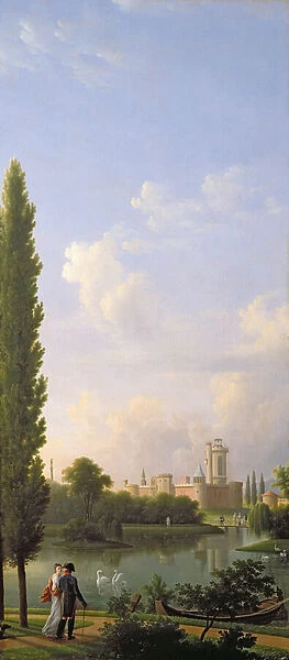 Laxenburg Castle, near Vienna, 1810 (oil on canvas)