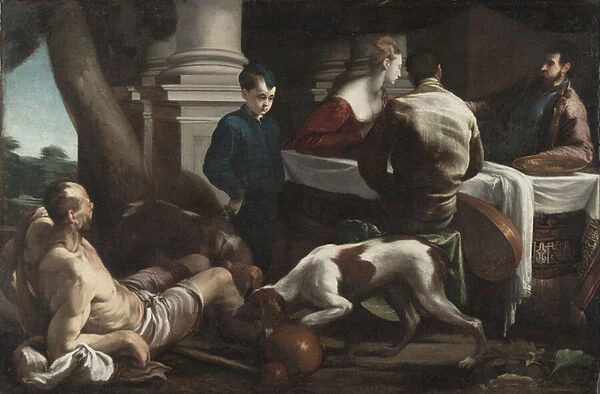Lazarus and the Rich Man, c. 1550 (oil on canvas)
