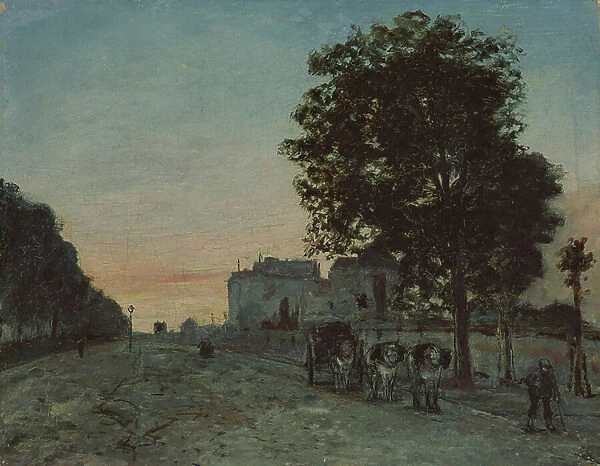 Le Boulevard Jourdan, Paris, 1865 (oil on canvas)
