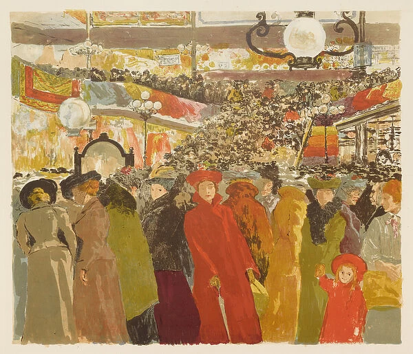 Le Magasin de Nouveautes (The Exhibition of the Bon Marche ), 1903 (color litho)