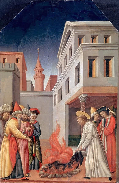 'Le Miracle du feu de saint Pierre martyr (Pierre de Verone