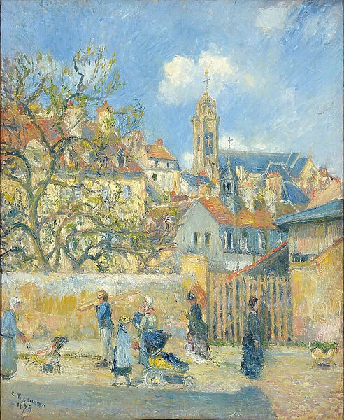 Le Parc aux Charrettes, Pontoise, 1878 (oil on canvas)