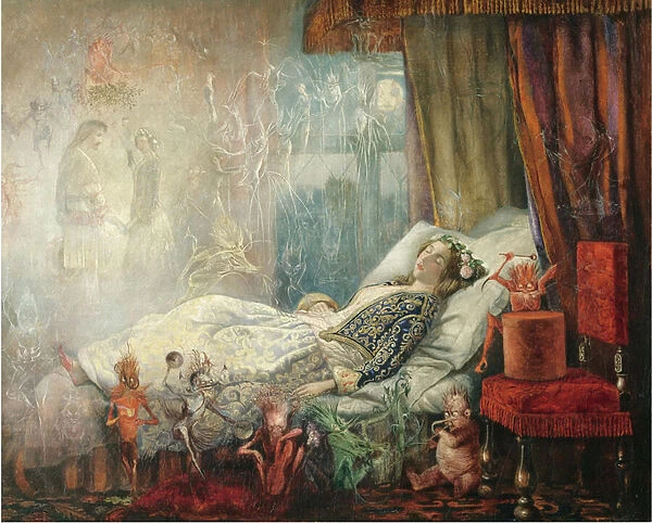 'Le reve apres le bal masque'(The dream after the masked ball