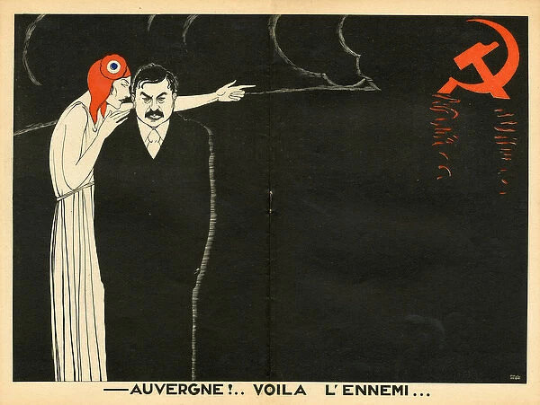 Le Temoin, Satirique en Couleurs, 1934_12_2: Anticommunism - Marianne