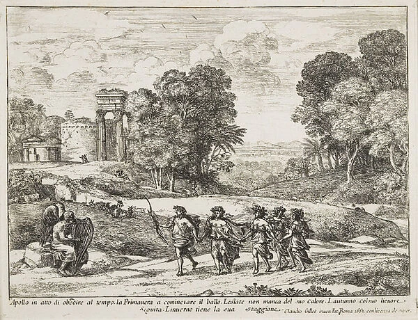 Le Temps, Apollon et les Saisons, 1662