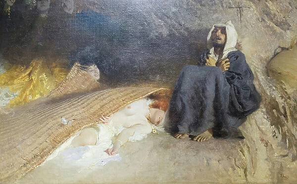 Le tentazioni di santo Antonio, 1878, Domenico Morelli (painting)