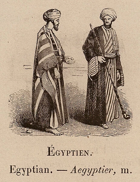 Le Vocabulaire Illustre: Egyptien; Egyptian; Aegyptier (engraving)