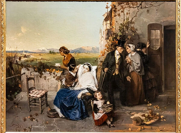 As Leaves fall, 1858 (oil on canvas)