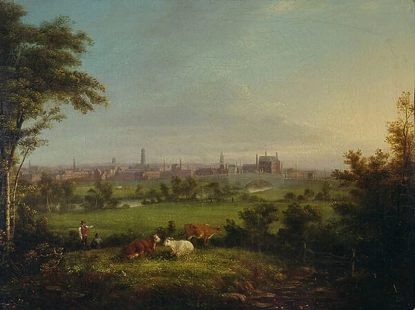 Leeds from the Meadows, c. 1825 (oil on canvas)