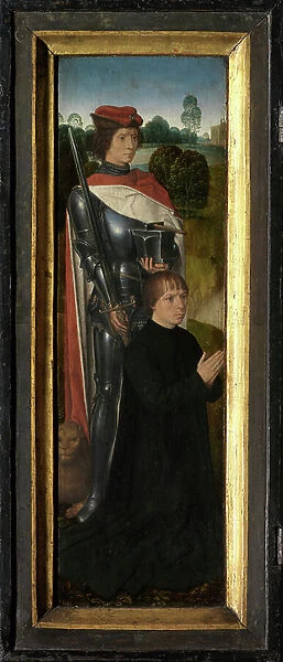 Left wing of the Triptych of Adriaan Reins, 1480 (oil on panel)