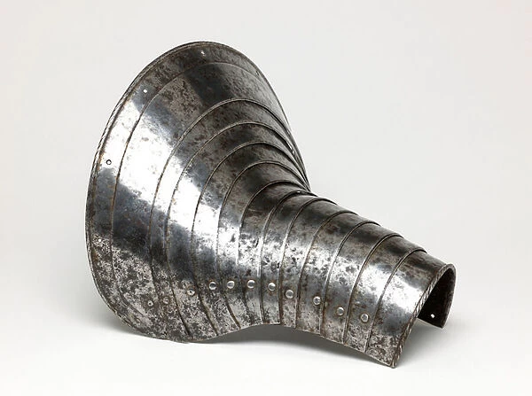 Leg-defence for the right foreleg of a horse, 1550 (steel)
